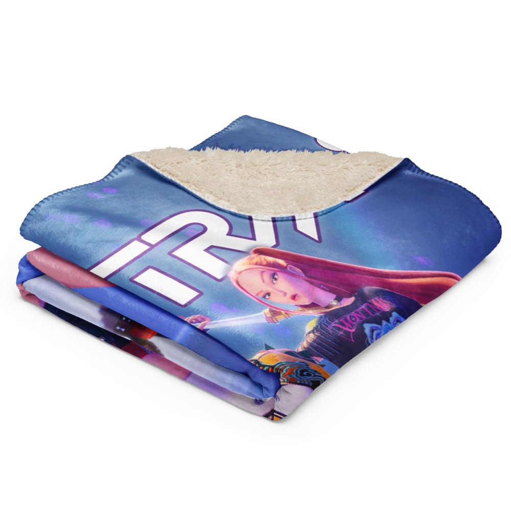 Amazon.com: KPop Demon Hunters Huntrix Sherpa Blanket, Ultra-Soft